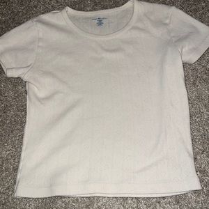 brandy melville heart baby tee